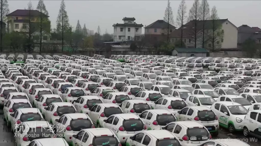See China’s Abandoned EV Graveyard Thousands Of Cars Rot In Huge